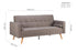 Ethan Large Sofa Bed Grey